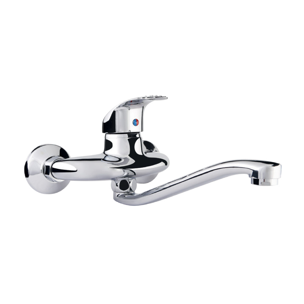 Nancy Single-Handle Wall Mounted Kitchen Faucet - Royal Industrial