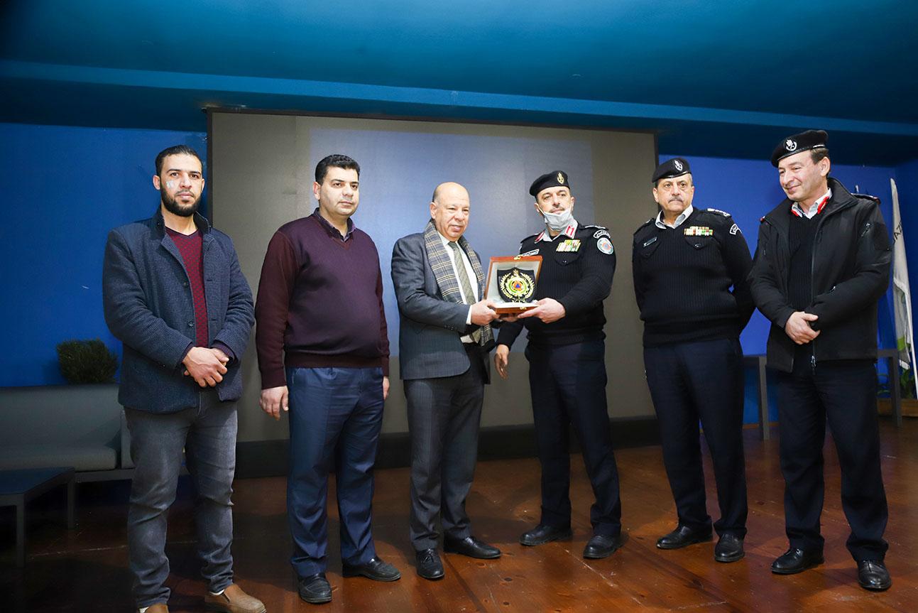 Royal hosted a delegation from the Palestinian Civil Defense