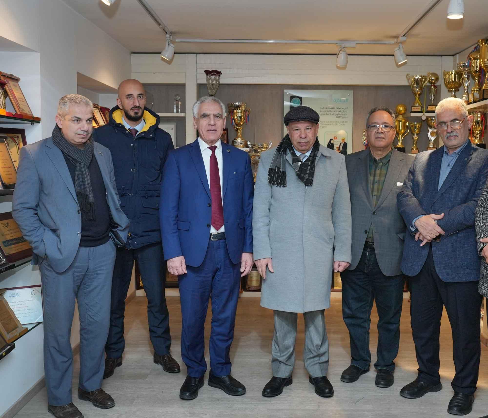 Royal welcome The Chairman Of The General Federation of Libyan Chambers Of Commerce