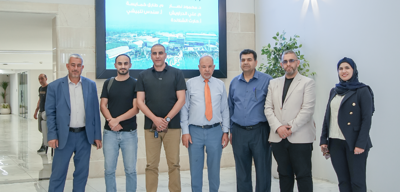 Royal Company hosts a delegation from Palestine Polytechnic University and the Palestinian Civil Defense.