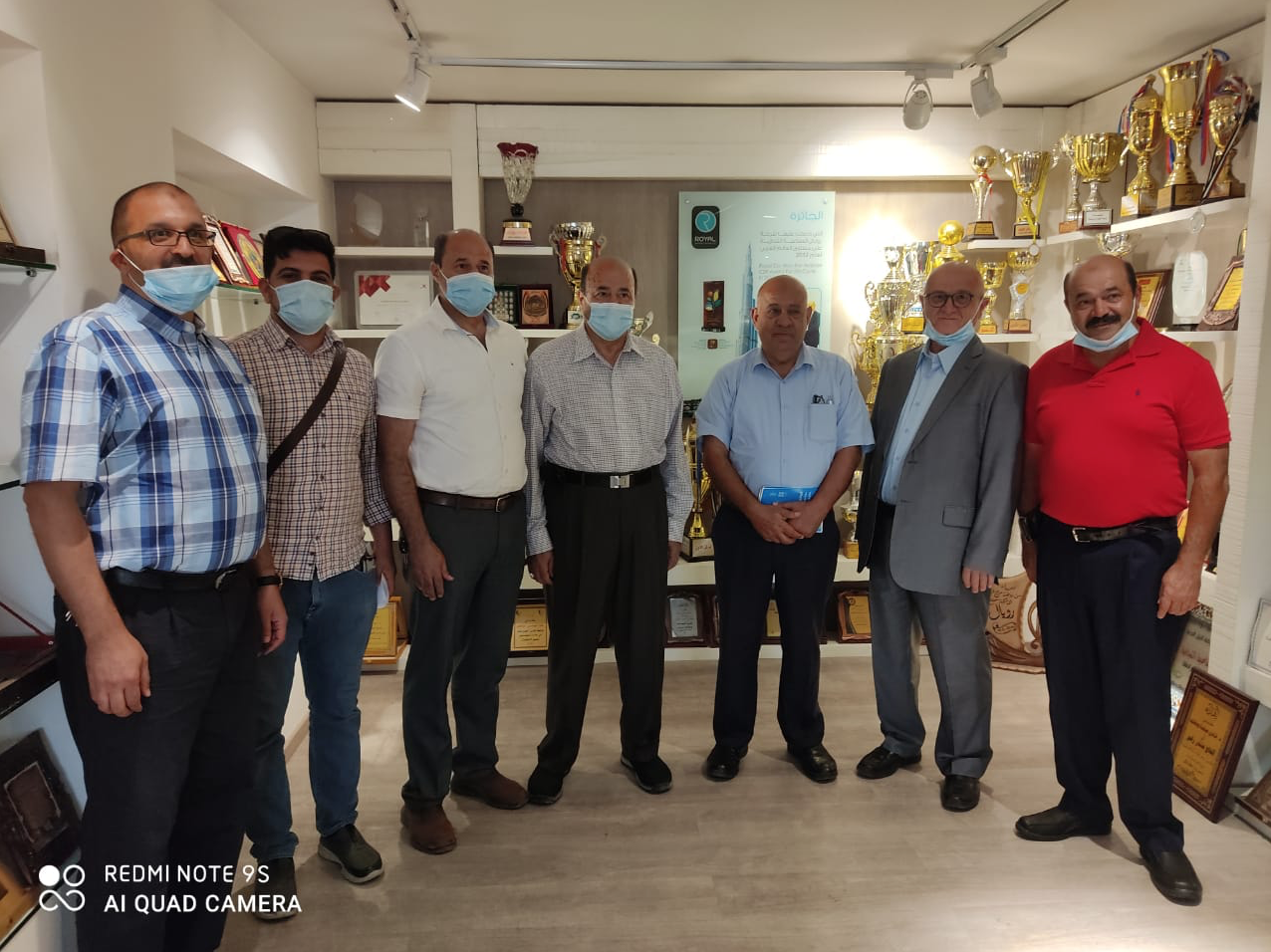 businessmen delegation from Ramallah and Al-Bireh visits the Royal Company