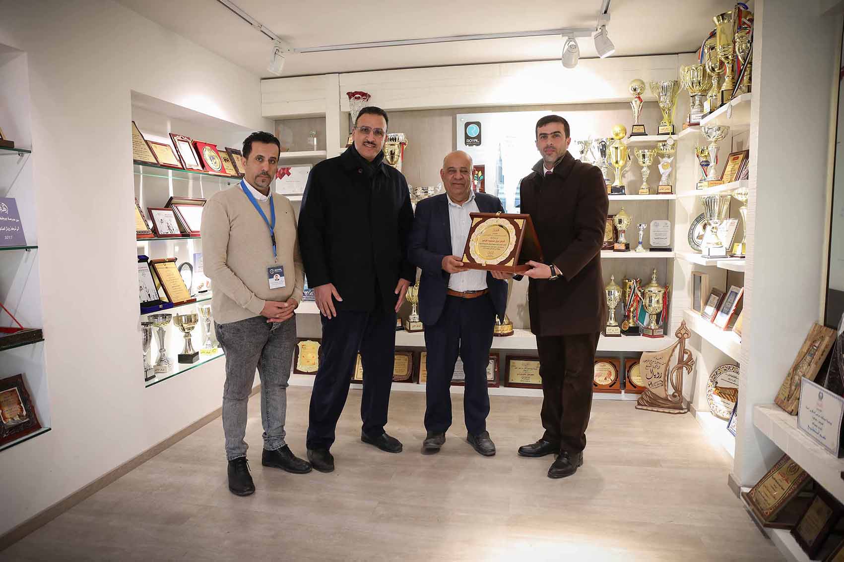 Al-Hussein School congratulates Hajj Nabil Palestine Award