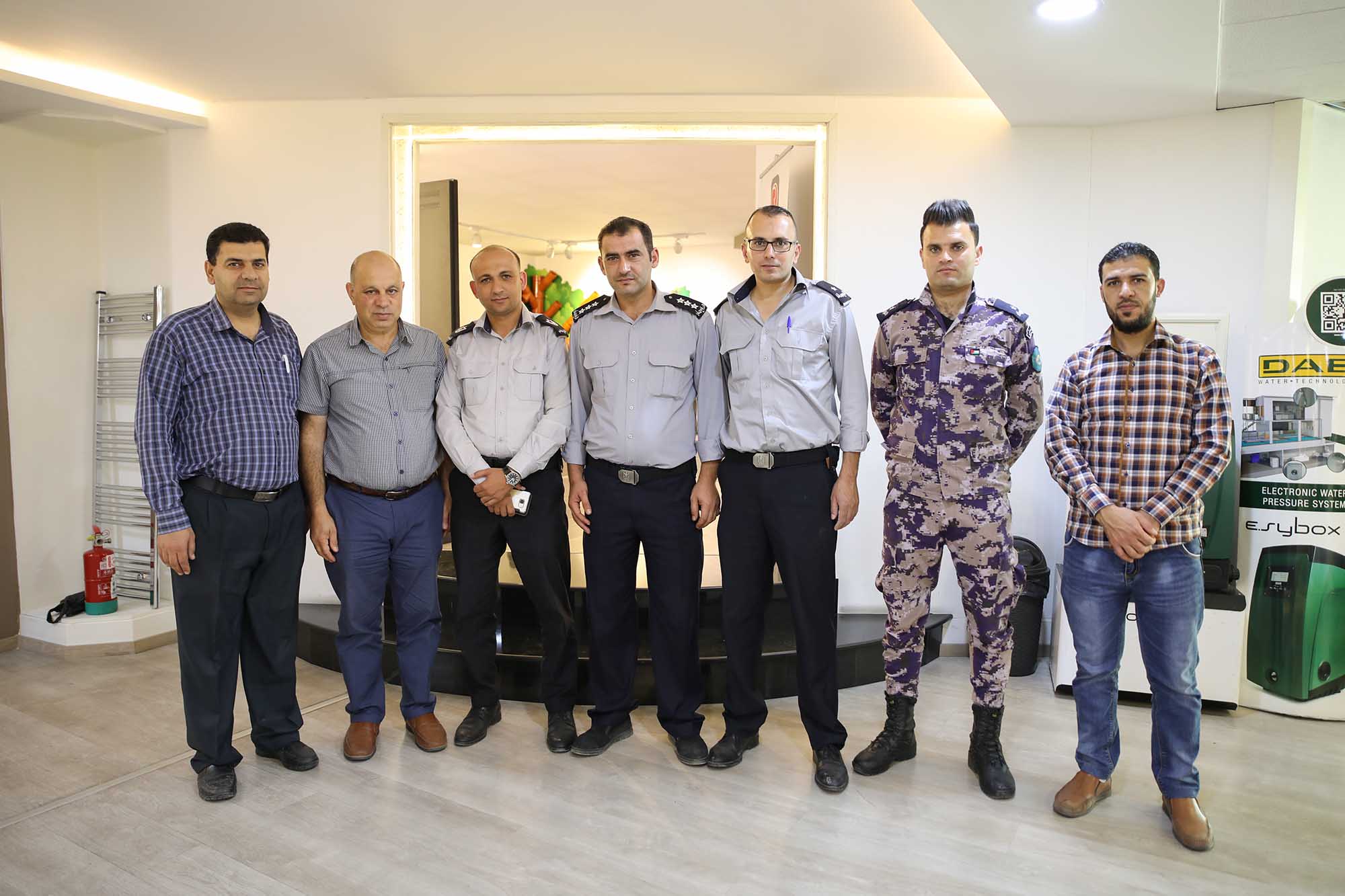 A delegation from the Civil Defense Directorate visits Royal