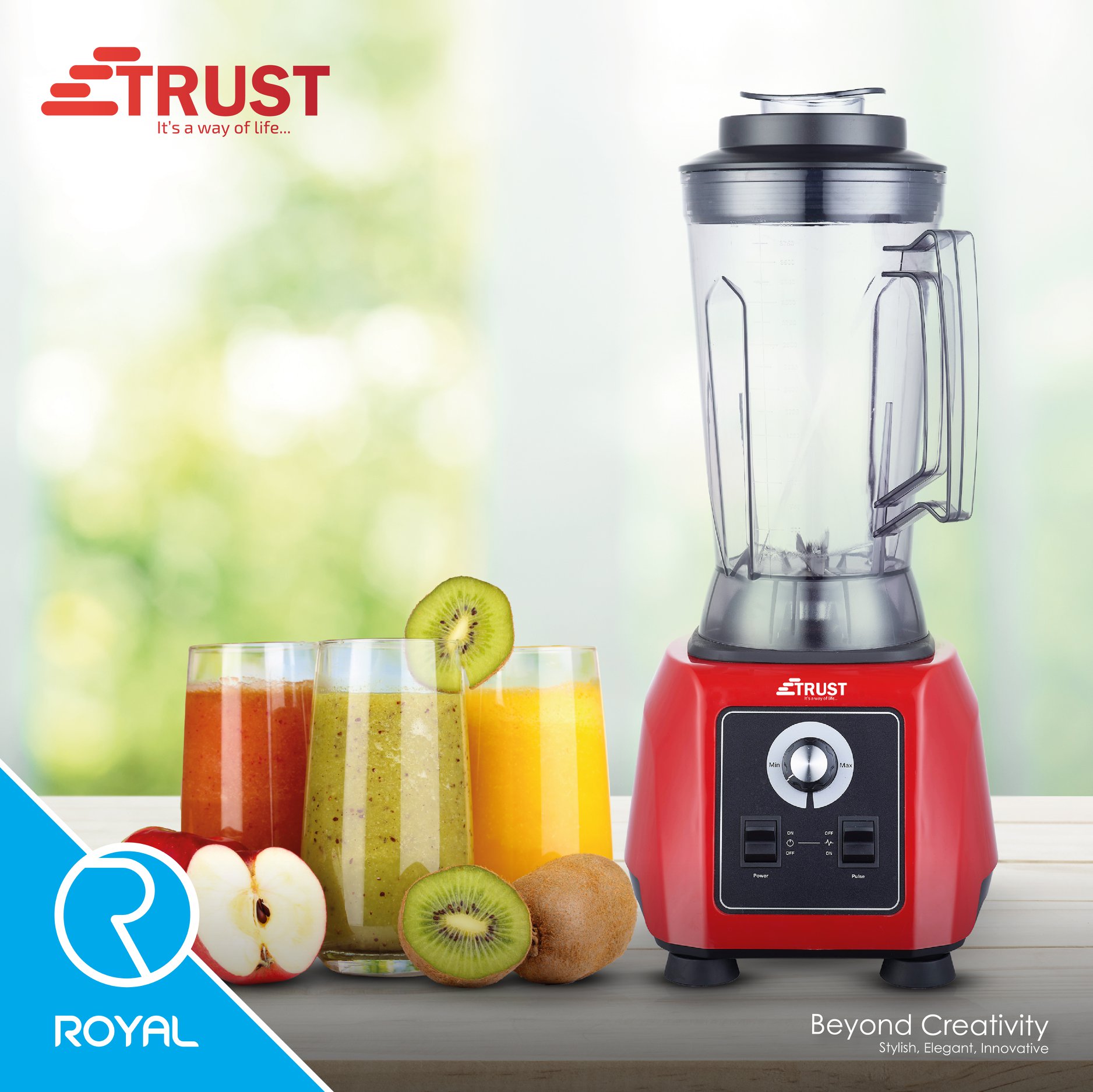 Distinctive mixers from Trust within the Royal Group of companies
