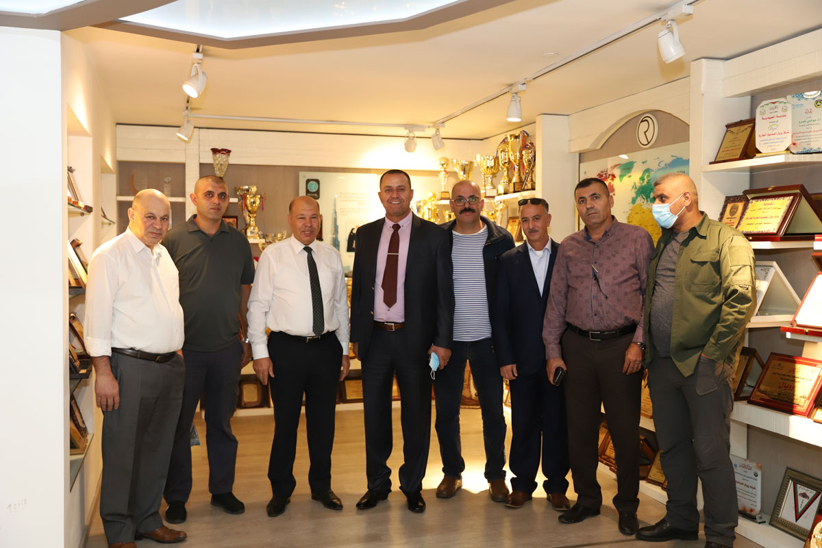 The commander of Preventive Security in Hebron visits the Royal Company