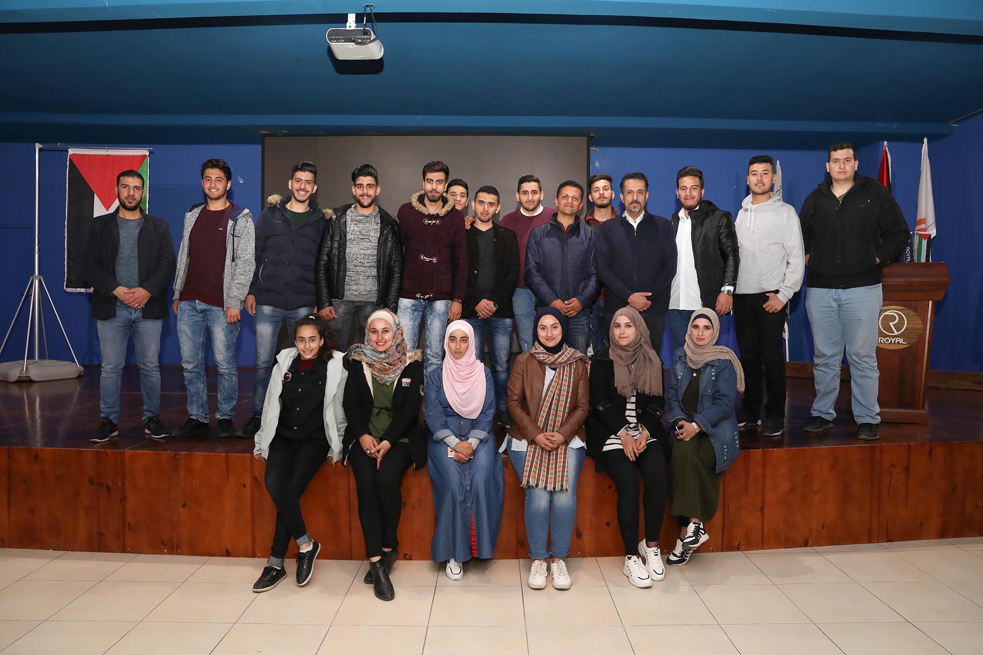 Students at the Faculty of Engineering at An-Najah University are proud of Royal