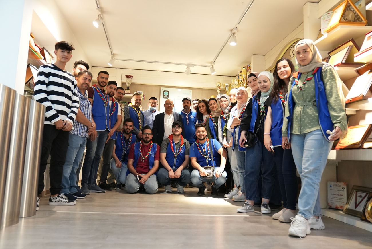 An-Najah University Scouts at Royal Company