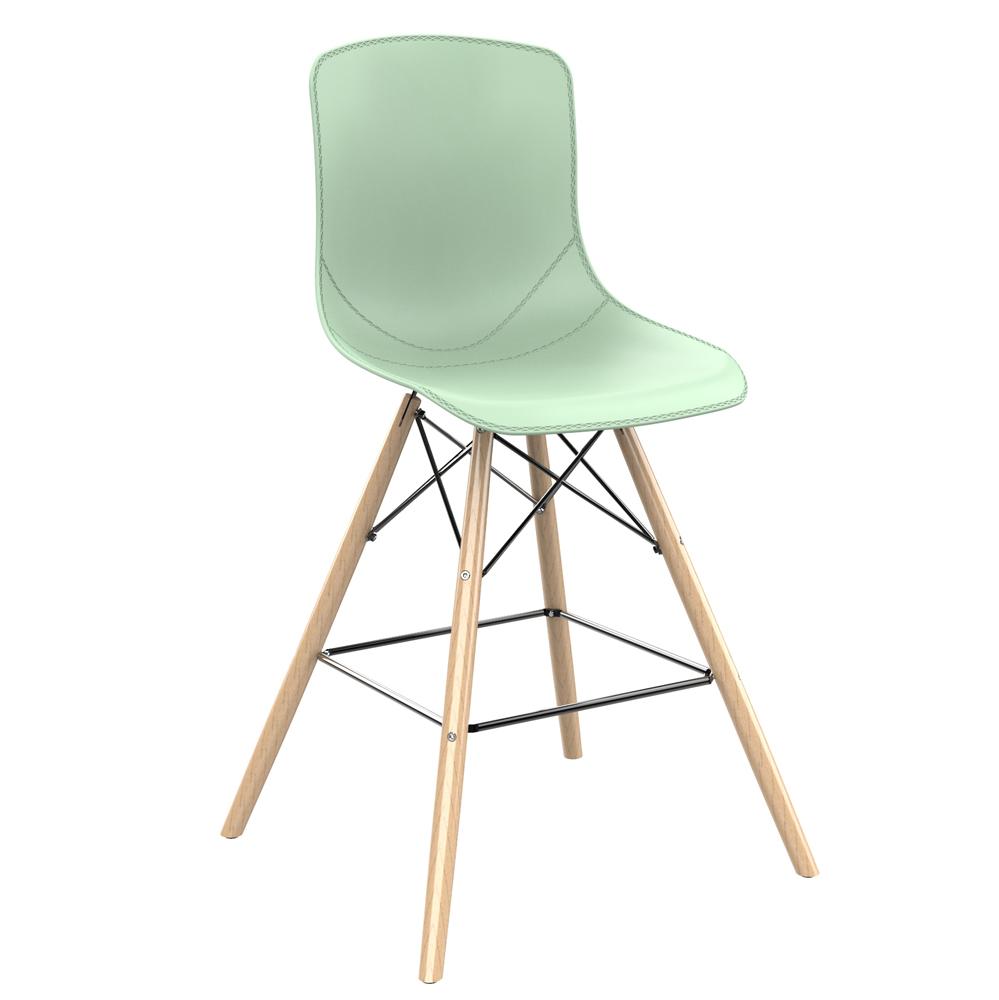 MAYA barstool 65cm wooden legs 