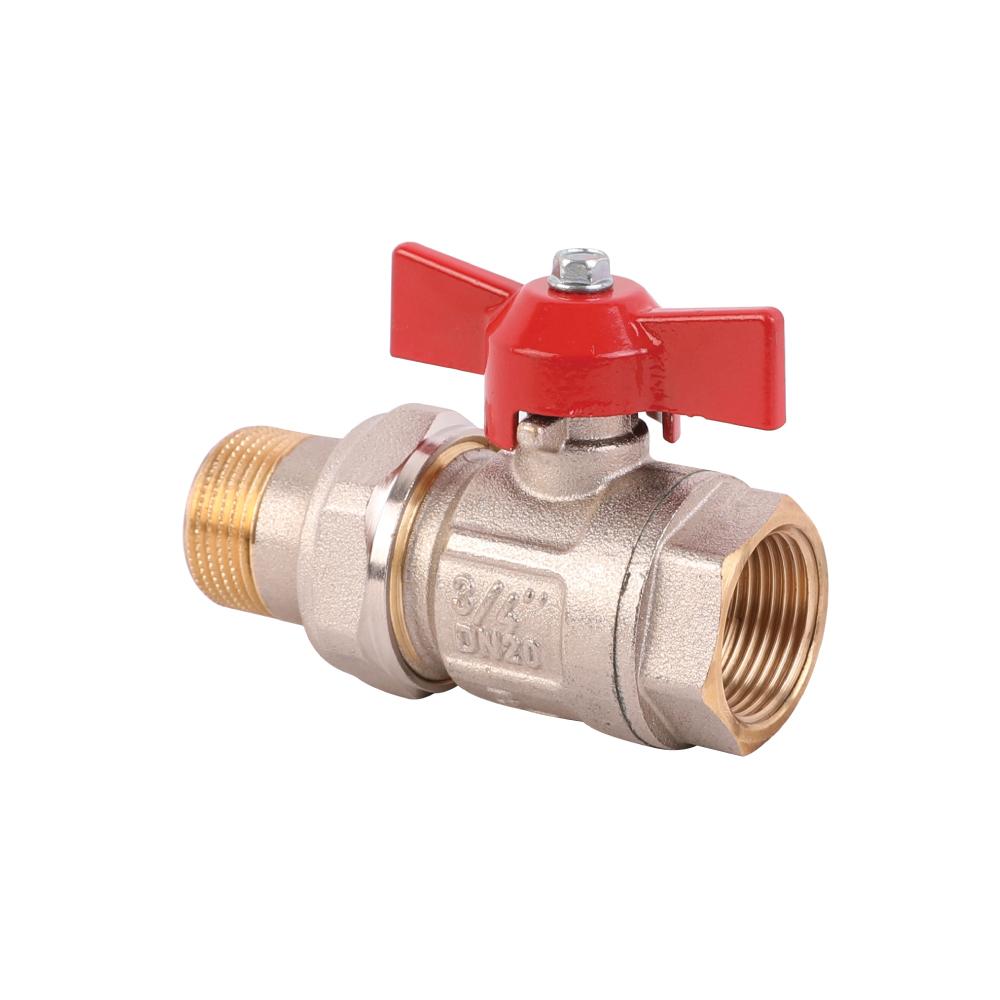 Brass Ball Valve With Union  (M-F)