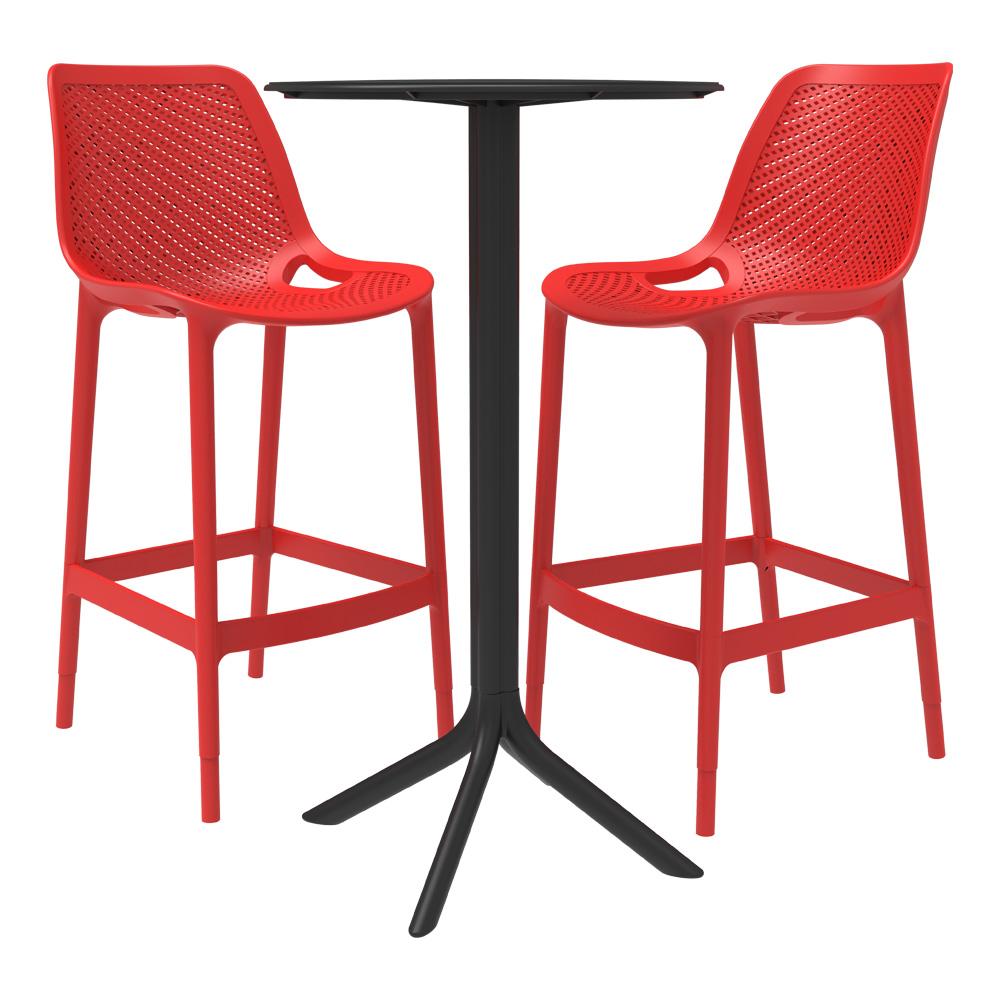 Effil sitting set 2 bar chairs