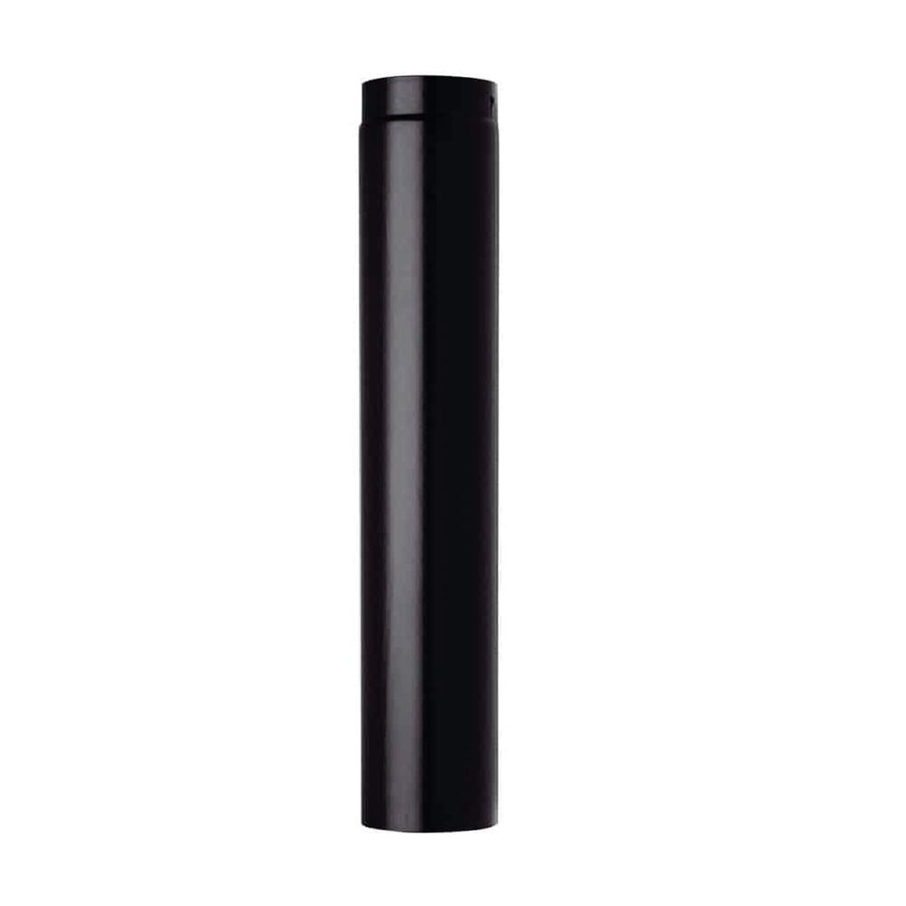 Plus Light Black Enamelled Chimney L:100 cm