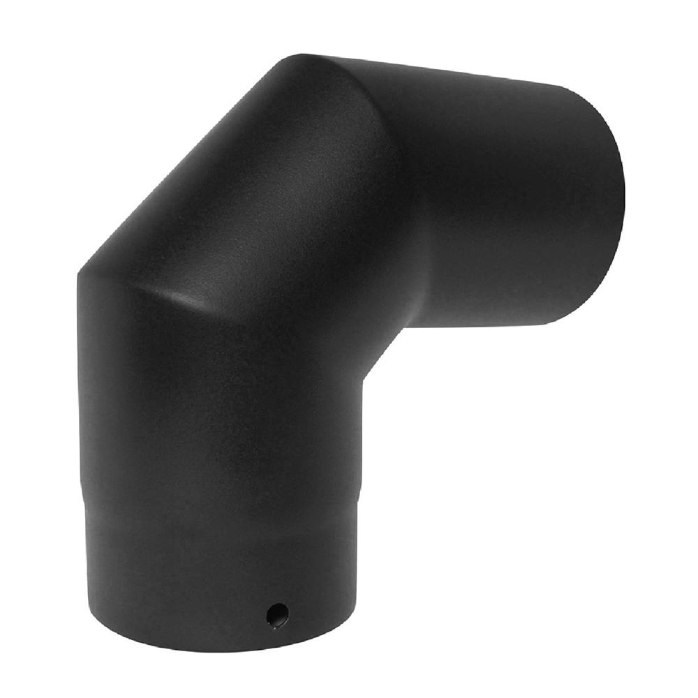 Plus Light Black Enamelled Elbow 90° 