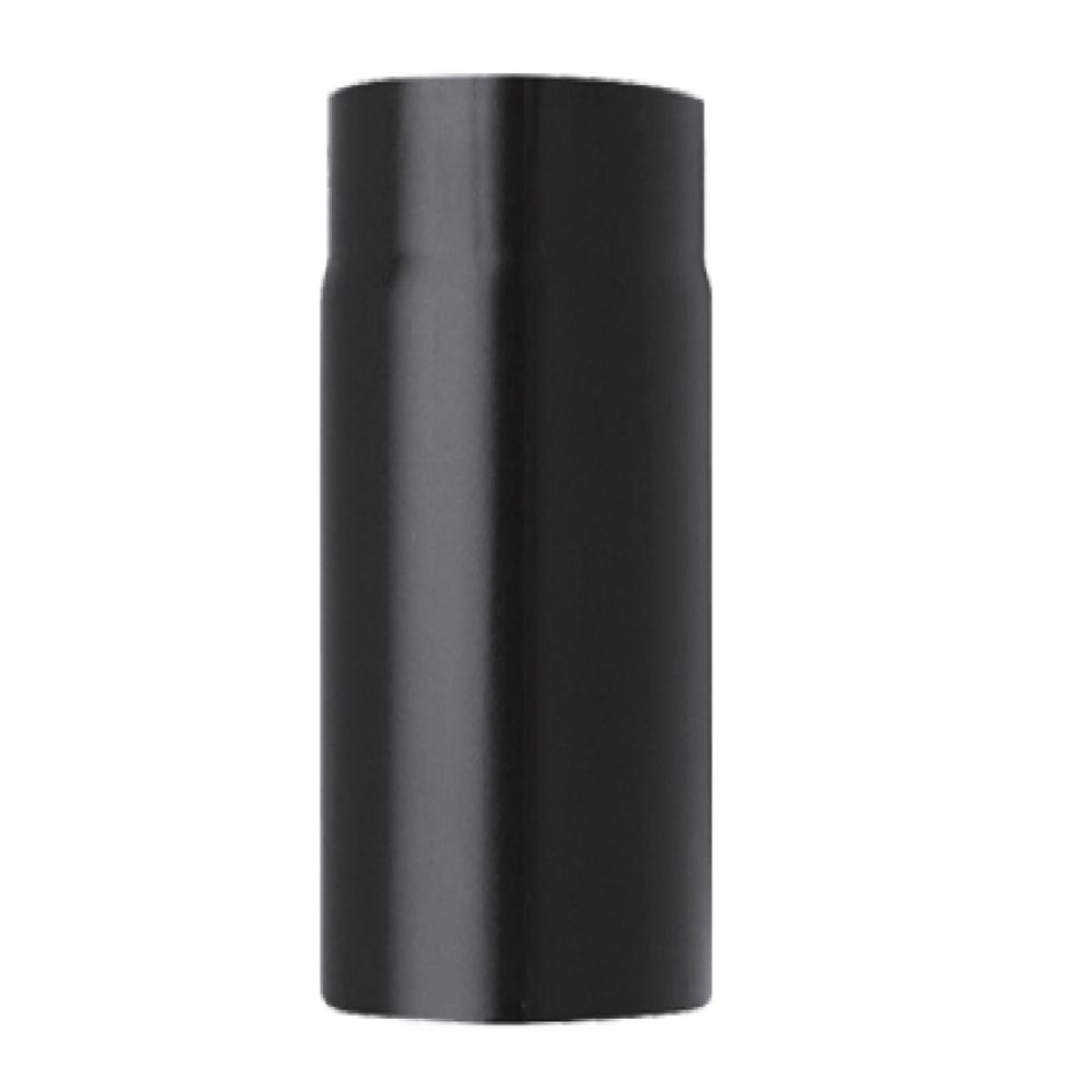 Single Wall Black Chimney L:50 cm