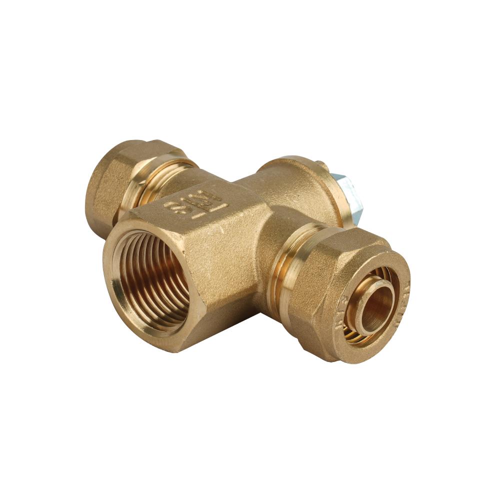 Double Brass Angle Base 180° 