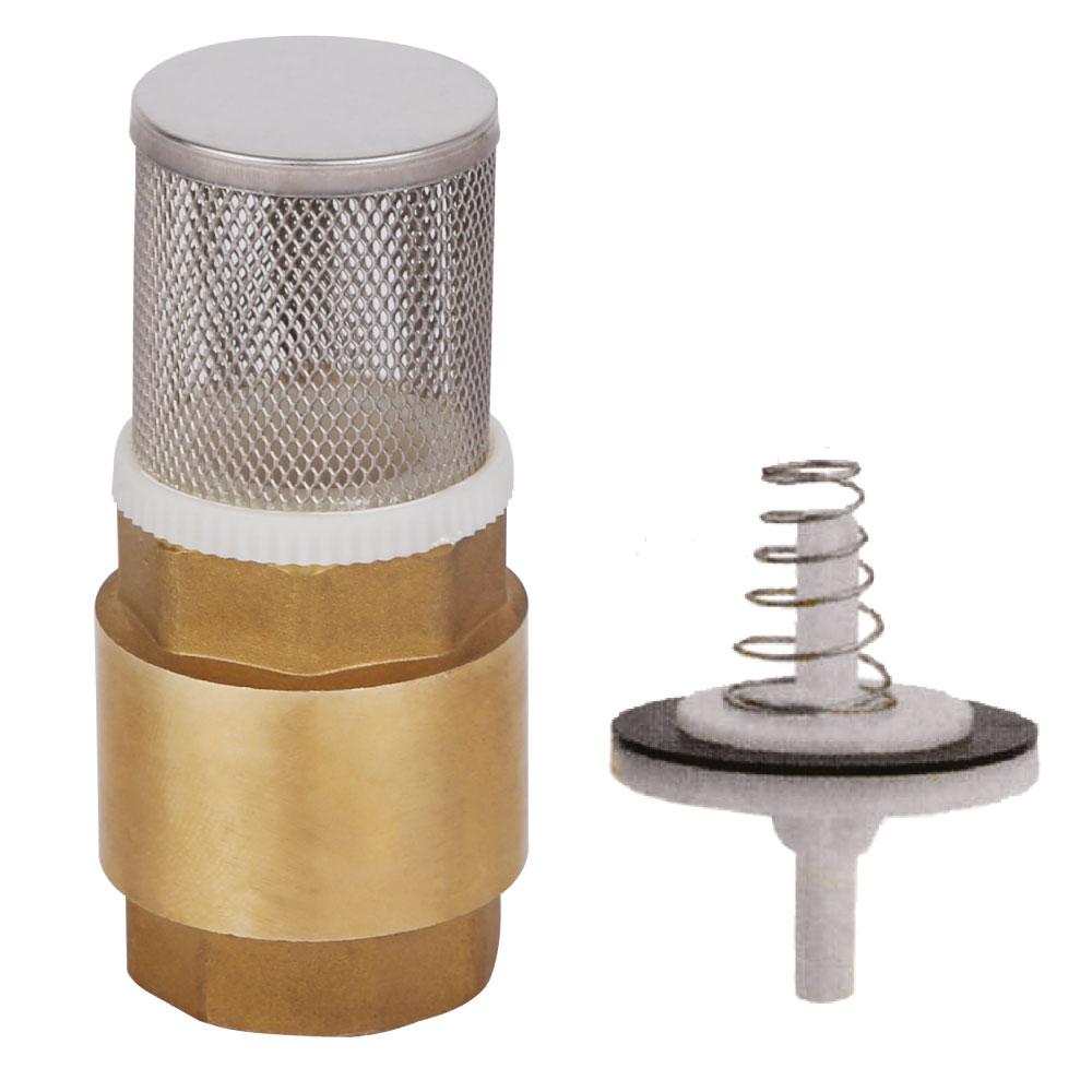 foot valve with strainer