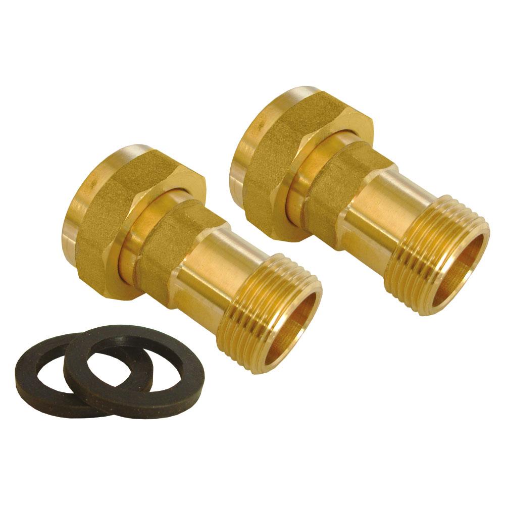 Water Meter Nipple With Rubber Seal- Pair