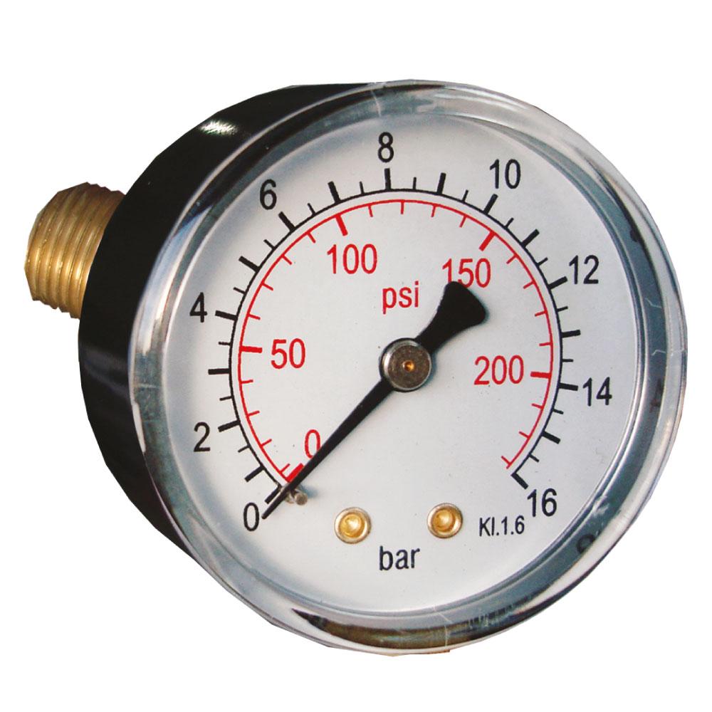 Manometer Gauge Back Inlet 