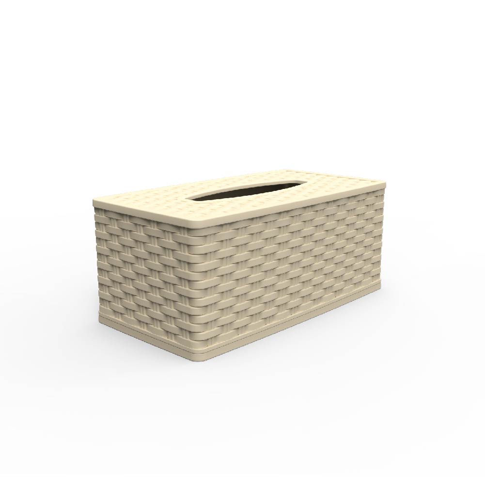 Beach Rattan Tissues Box