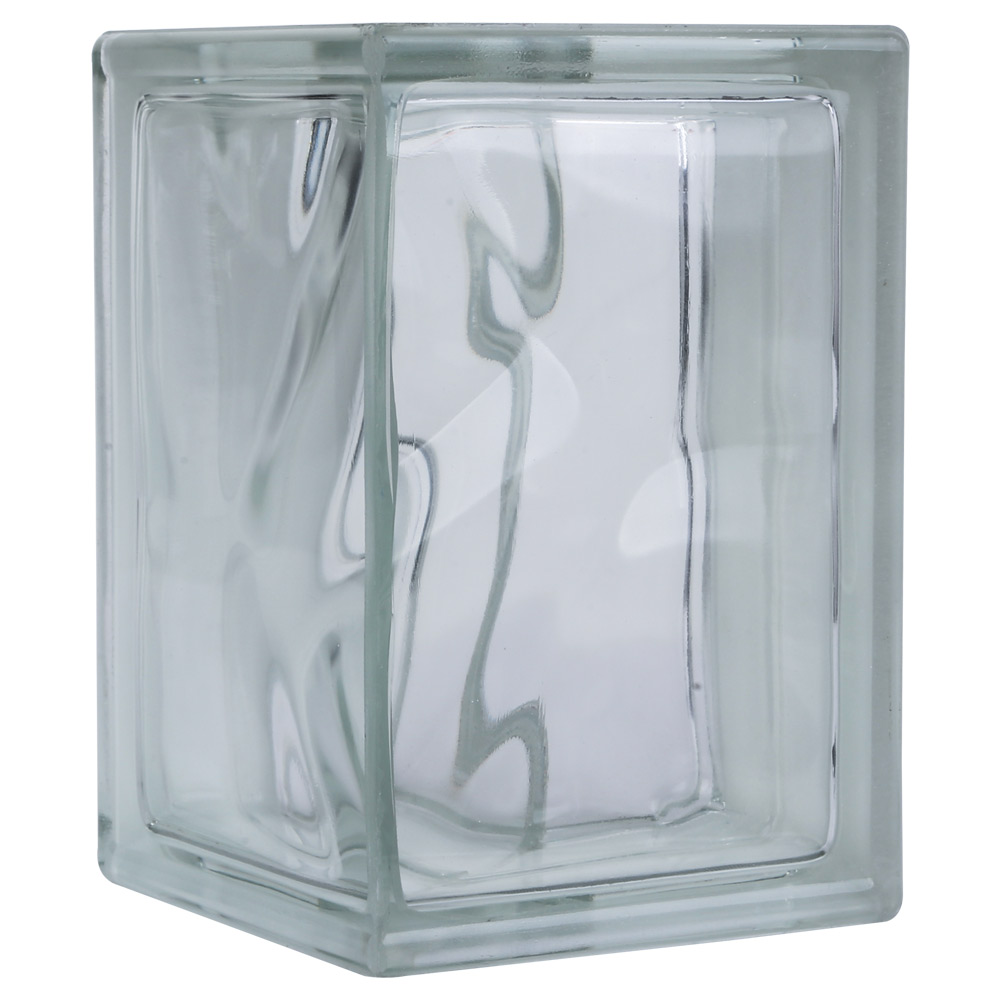 Clear Wave Corner Glass Block